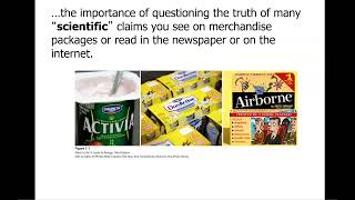 BIO 101 Unit 1 Pt 1 Scientific Thinking