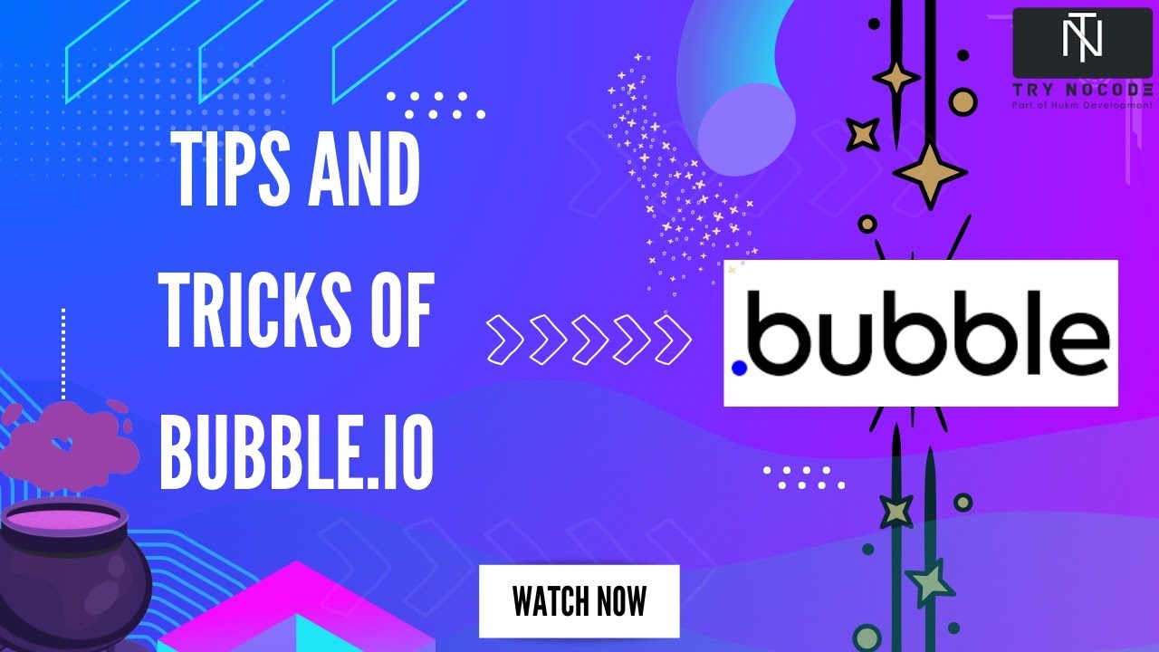 Tips and Tricks of Bubble.io - YouTube