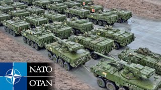 Hundreds of U.S. Stryker Combat Vehicles and Combat Soldiers Arrive in Poland to Joint DEFENDER 24