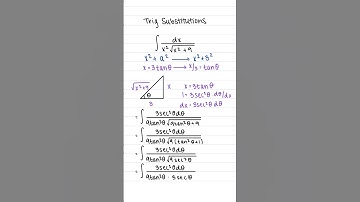 Trig Substitution - Tangent