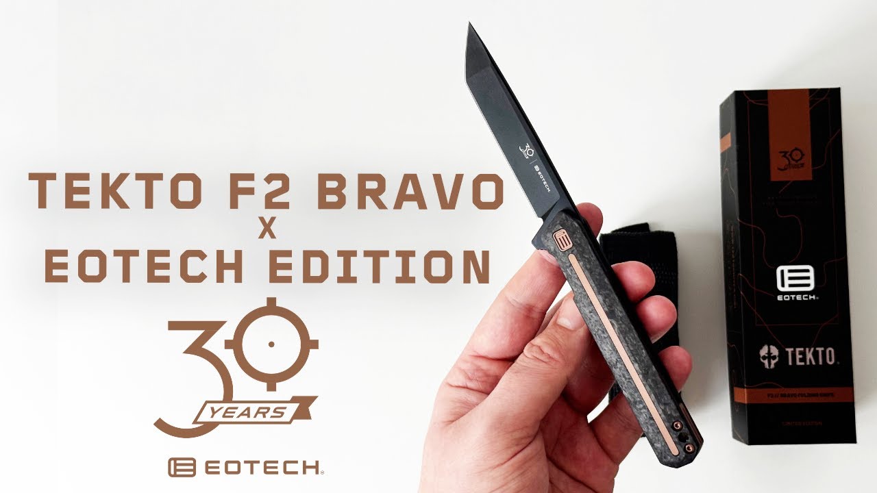 EOTECH x TEKTO F2 BRAVO | Jubileuszowy nóż z charakterem.