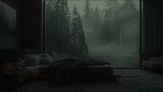 Window Rain and Ambient Music: Soothe the Soul | Rain Sounds For Sleeping