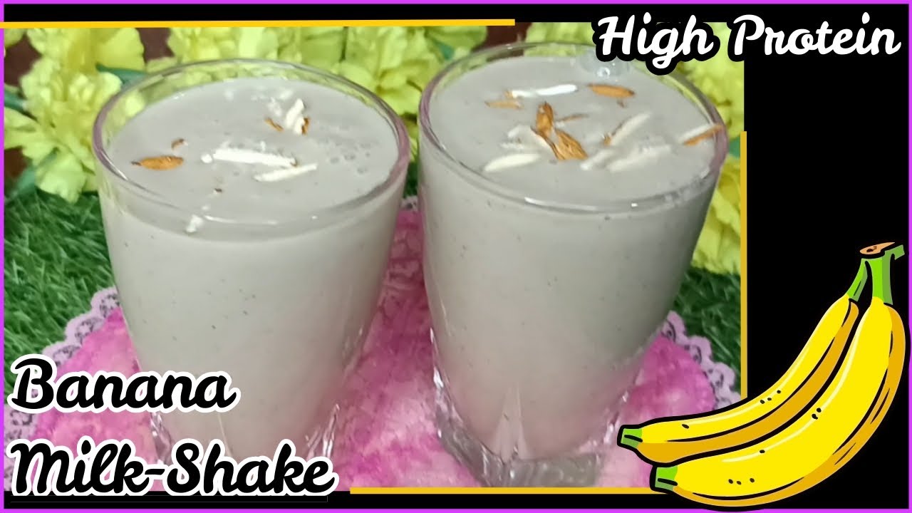 High Protein Banana Milkshake🥛💪| Healthy & Tasty Energy Booster|How to make Protein Banana Milkshake