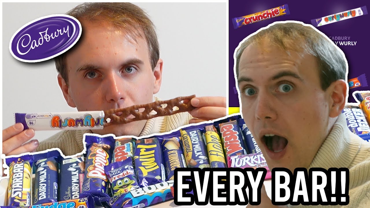 Ranking Every Cadbury Chocolate Bar! YouTube