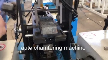 automatic nuts chamfering machine