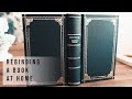 Rebinding an old book at home