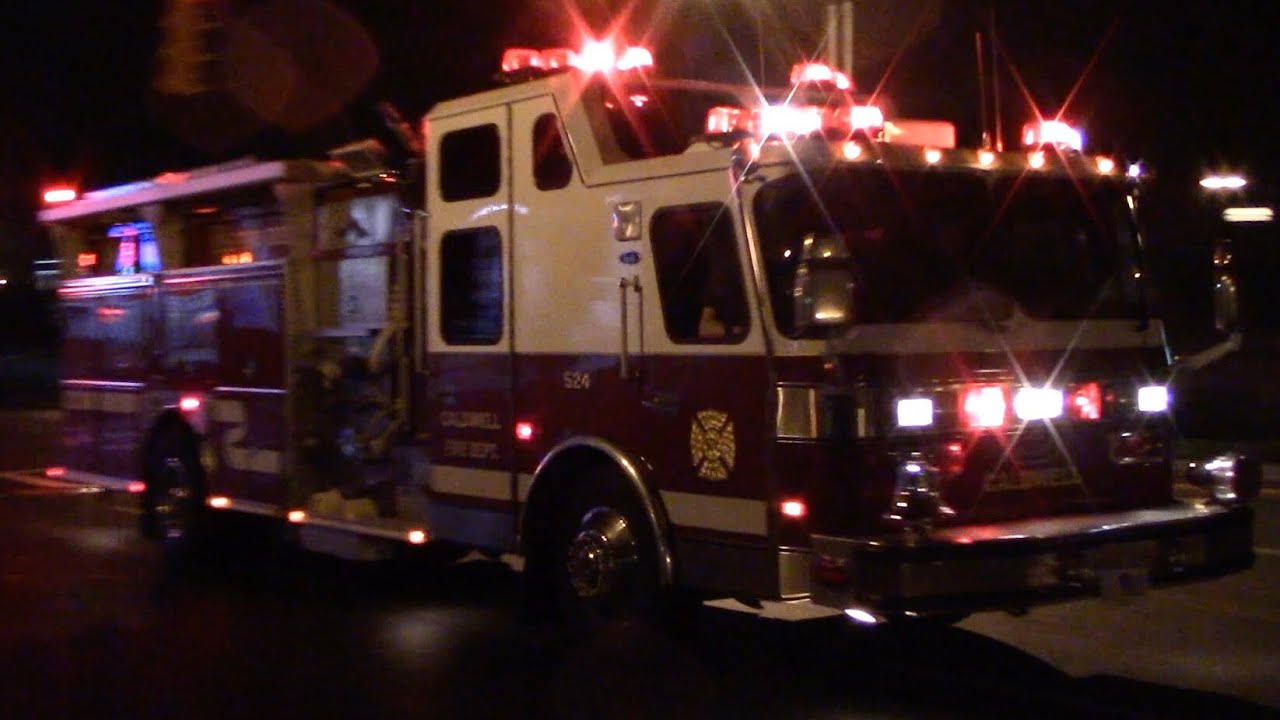 Caldwell Fire Department Engine 524 Responding 51419 YouTube