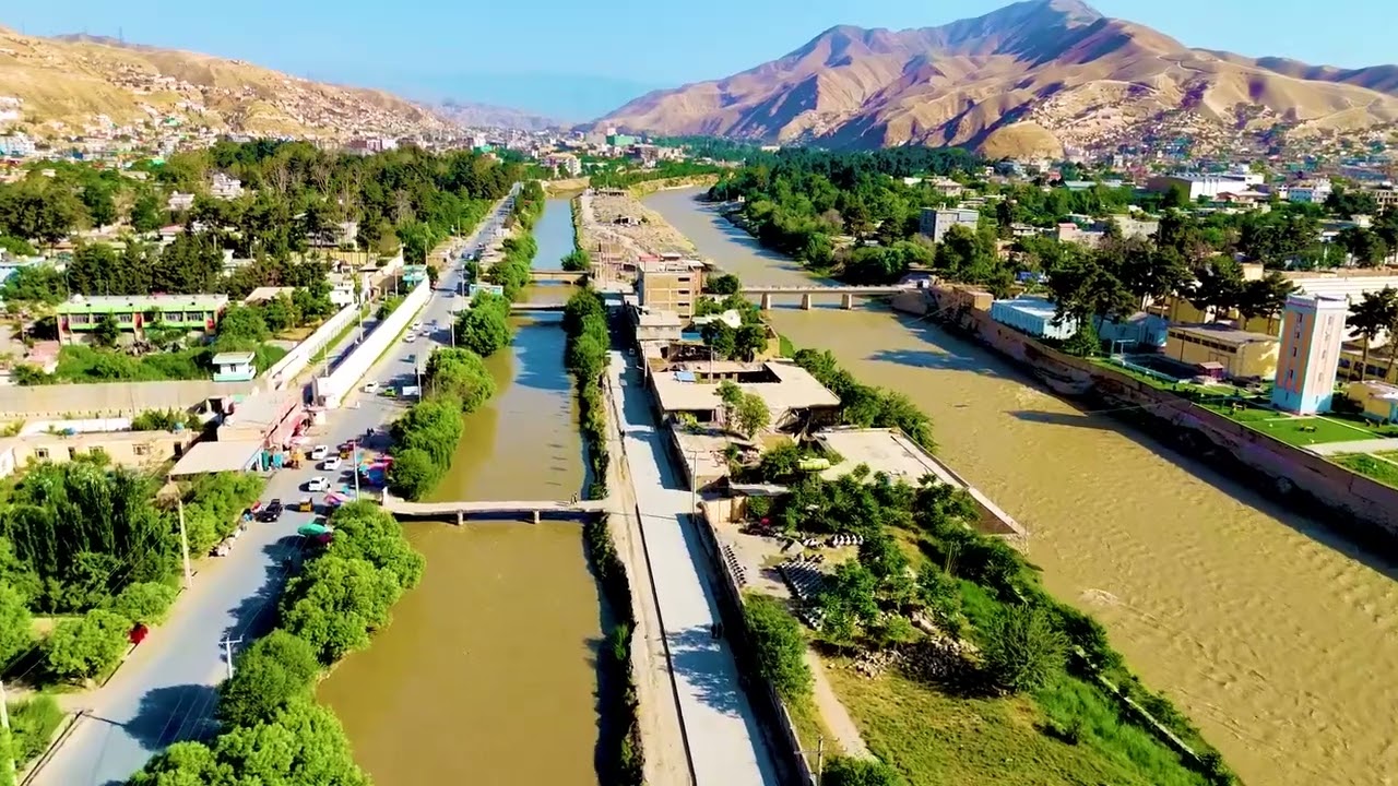 شهر پل خمری مرکز ولایت بغلان#afghanistan #travel #baghlan