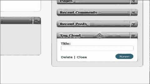 11 - Wordpress 101 - widgets