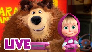 LIVE! Mascha und der Bär  Jeden Tag ein neues Spiel  Zeichentrickfilme für Kinder