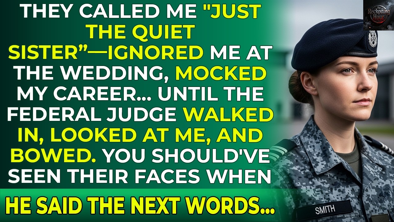 My Sister’s Father in Law Snubbed Me at Her Wedding — Then the Judge Walked In and Bowed