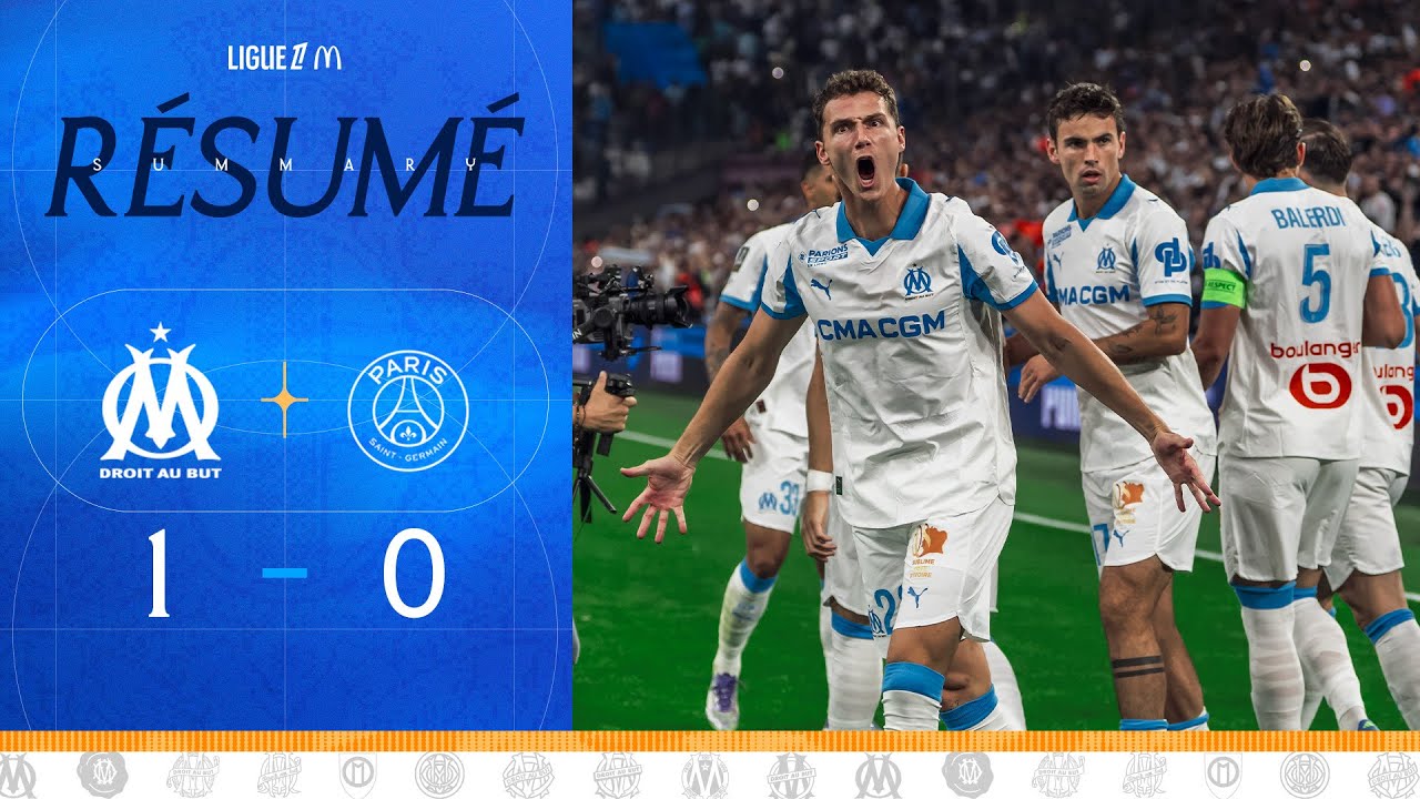 OM 1-0 PSG | Le résumé de la victoire 🔥