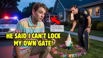 HOA Karen Racist Son Calls Cops On Me For Installing A Smart Lock On My Pool Gate — He’s Trespassing