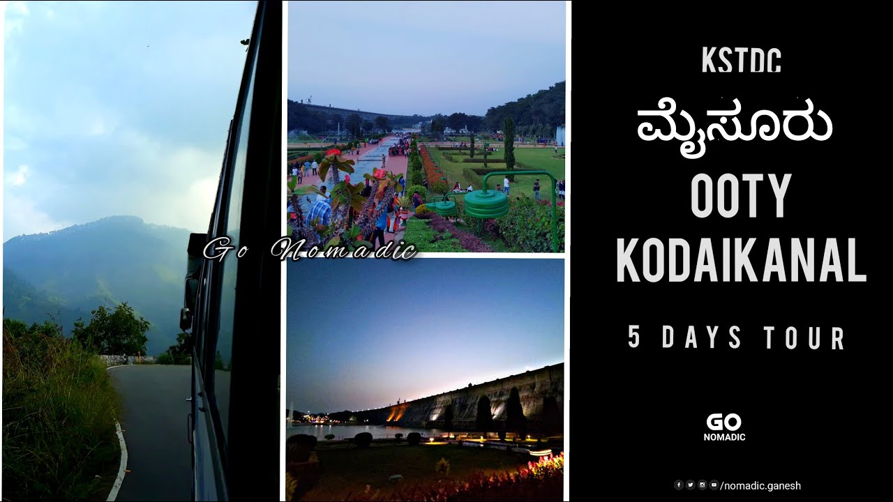 mysore ooty package tour kstdc