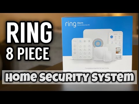 STEP BY STEP, COMPLETE SET UP, RING SECURITY SYSTEM, 8 PIECE ALARM KIT
