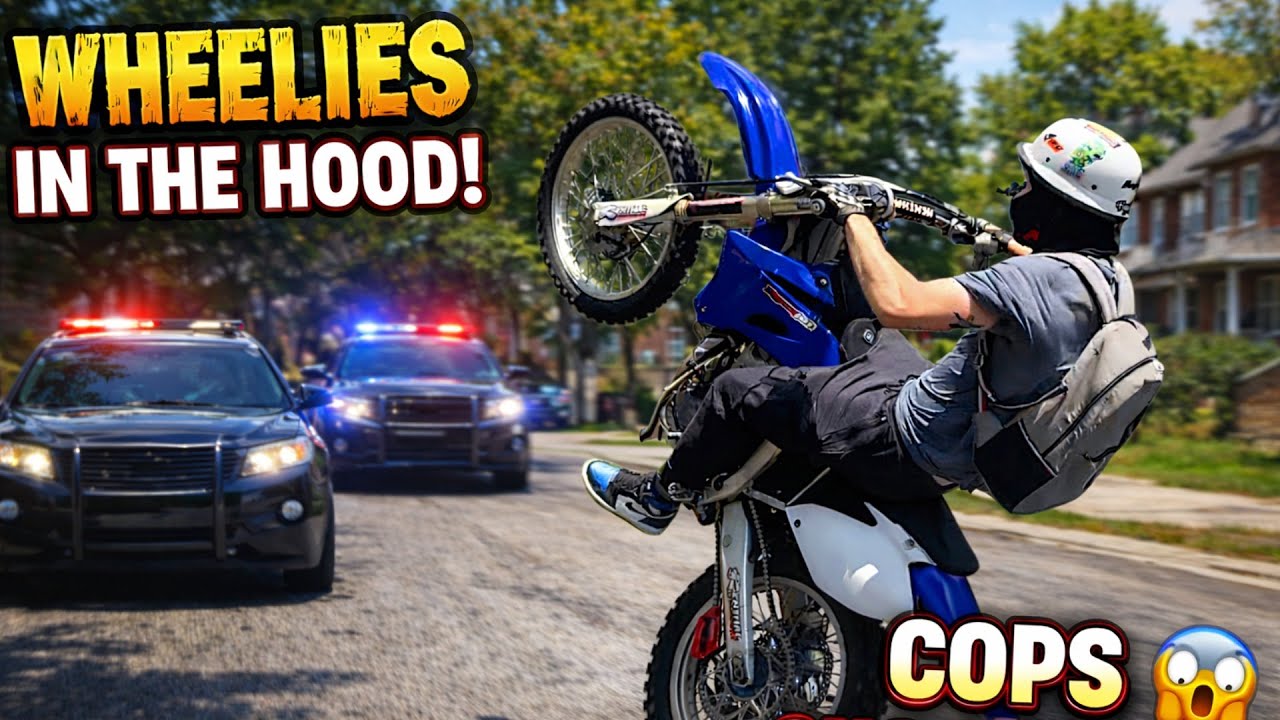 WHEELIES IN THE HOOD | My 1st video