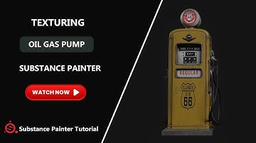 Substance Painter Texturing Tutorial Gas Pump