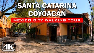 Santa Catarina, Coyoacán 🇲🇽 Ciudad de México | 4K Walking Tour