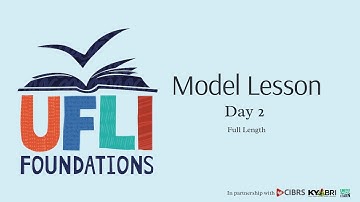 UFLI Foundations: Model Lesson Day 2 (Full Length)