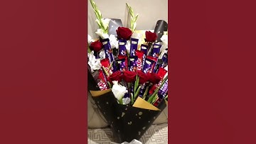 Thumbnail of Chocolate bouquet for her ❤ #bouquet #flowers #valentine #diy #chocolate