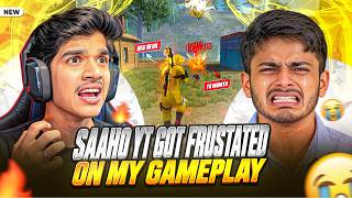 🔥SAAHO YT GOT FRUSTATED 🤬 ON MY GAMEPLAY #freefire #dfg #dfgdeva screenshot 4