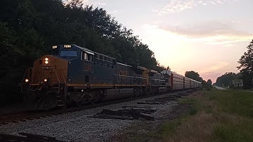 CSXT 7230(K5HL Horn) Leads CSX Train L644 At Kinards SC On The CN&L Subdivision