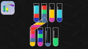 Water Color Sort Game 🍷🔥 ALL LEVELS NEW UPDATE - iOS / Android Mobile Gameplay #1