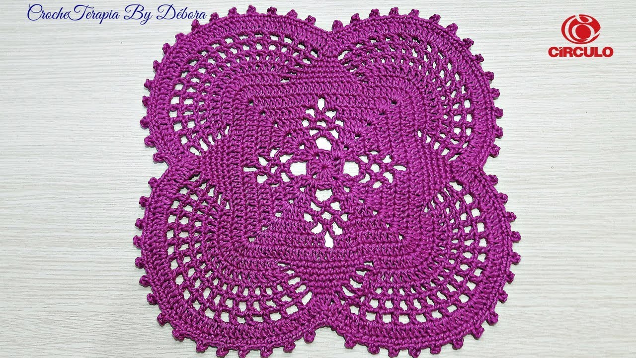 Toalhinha/Centro de Mesa em Crochê - Parte 1