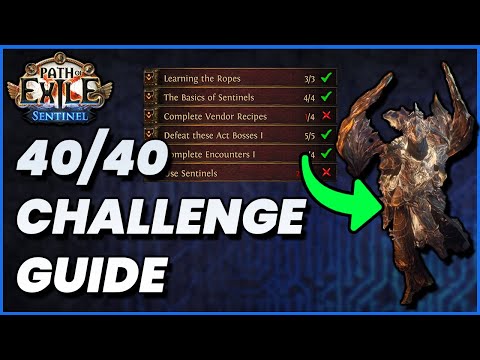 r4pg:Path of Exile Sentinel Challenge Guide 