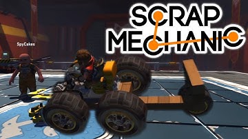 Building Crazy Vehicles In Challenge Mode | Scrap Mechanic