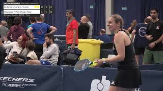 2023 English Nationals Women's Doubles OPEN Final Kubrick-Finney & Lock vs Giuliano & Kao