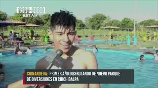 Familias de Chichigalpa disfrutan vacaciones en Parque Sandino - Nicaragua