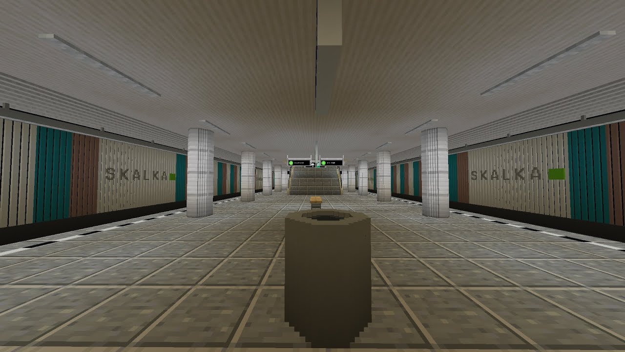 Prague Metro in Minecraft Server Trailer