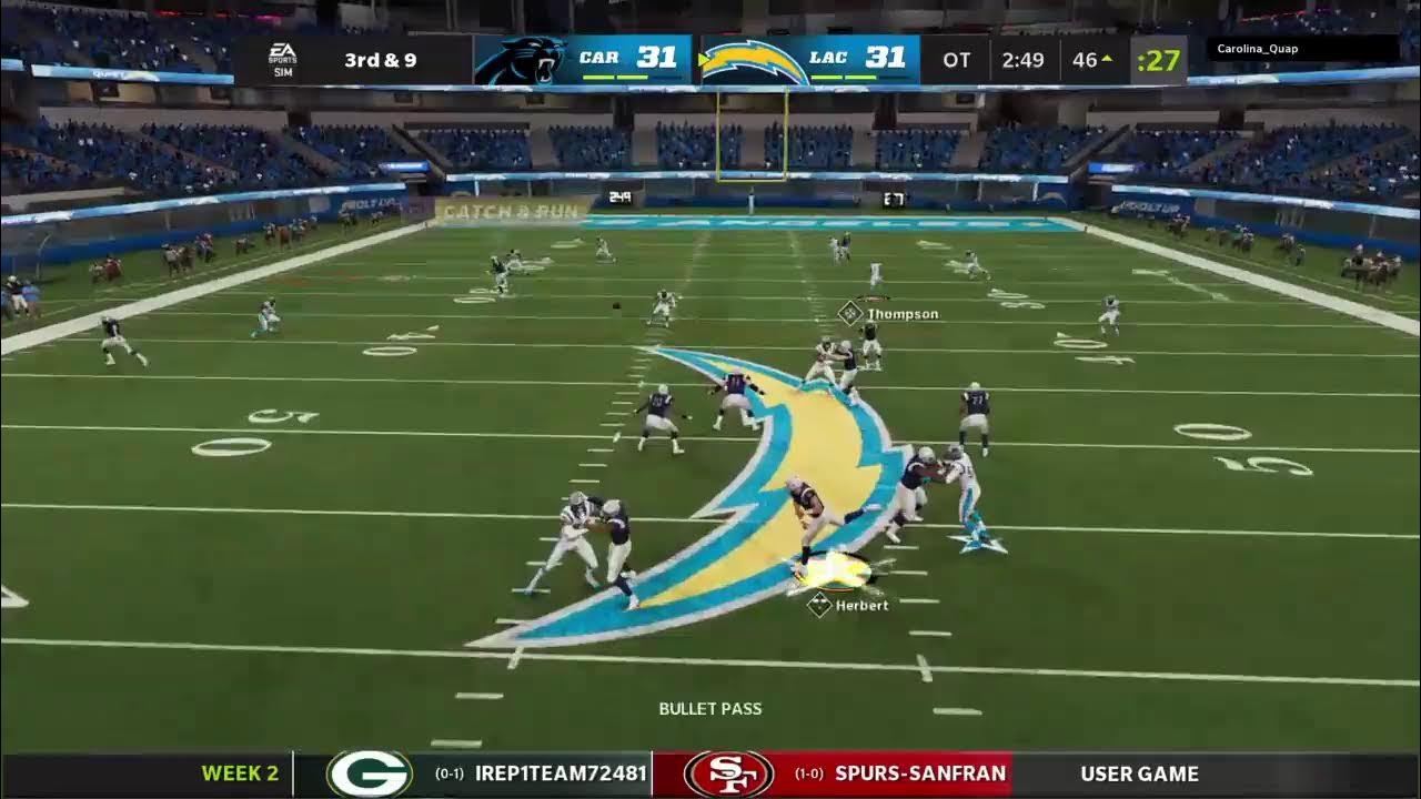 Chargers vs Panthers YouTube