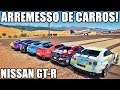 O MELHOR ARREMESSO DE CARROS - NISSAN GT-R É MUITO BRUTO - FORZA HORIZON 3 - GAMEPLAY