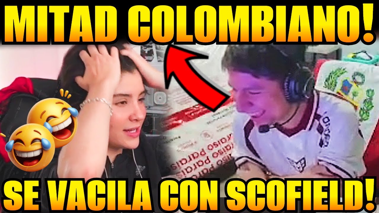 🤣LAUGAMER en llamada con SCOFIELD 🤣 soy MITAD COLOMBIANO y PERUANO!