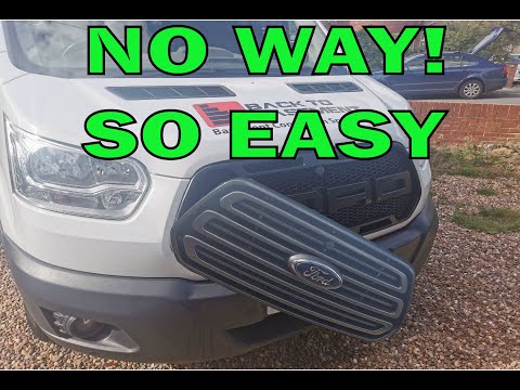 Ford Transit mk8 Grill transformation, "RAPTOR"