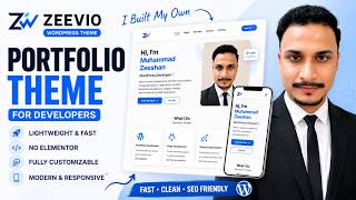 Best WordPress Portfolio Theme for Developers | Zeevio Theme Overview