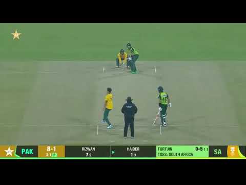 M Rizwan 100 In 1st T2o Pak Vs South Africa Youtube