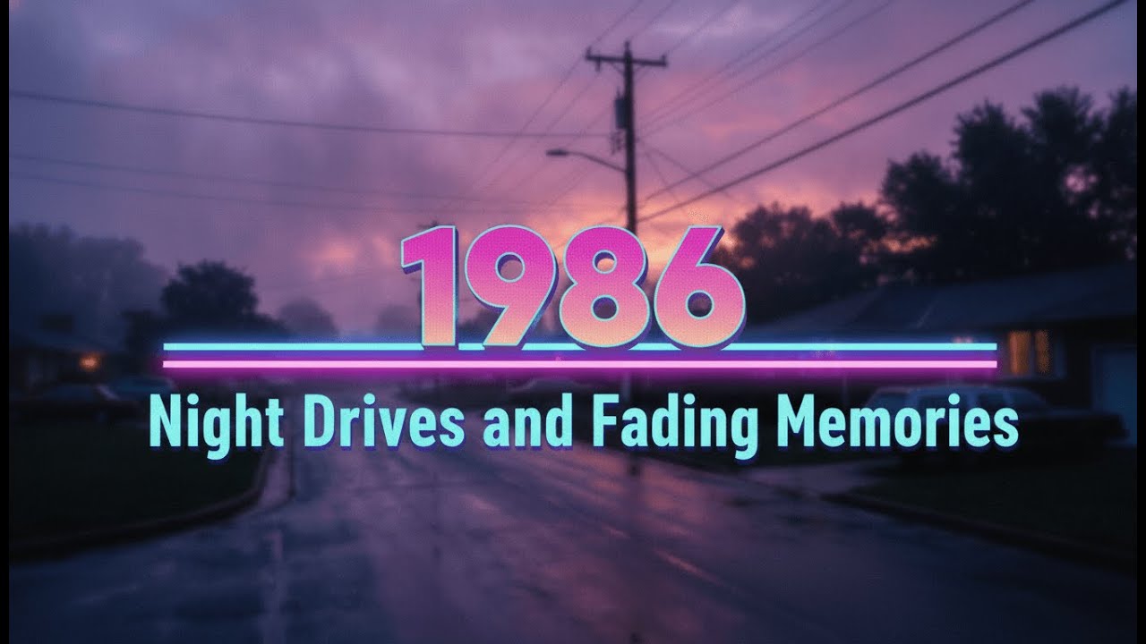 Назад в 1986 – Ночные поездки и угасающие воспоминания | Ретро-синт • Ночное Настроение