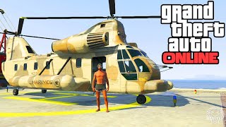 GTA 5 Online "Cargobob and Tank"