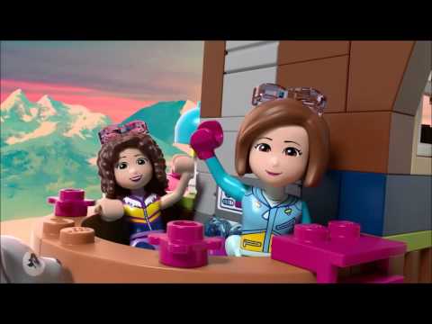 Smyths Toys - LEGO 41323 Friends Snow Resort Chalet