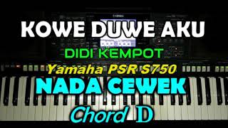 Didi Kempot - Kowe Duwe Aku (KARAOKE) Nada cewek