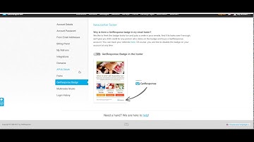 Getting Rid of "Powered by" link - GetResponse Text or HTML Emails