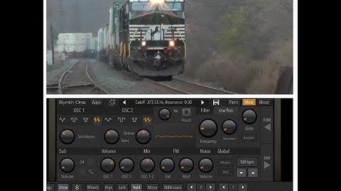 First Generation K5HL Horn on Synthesizer