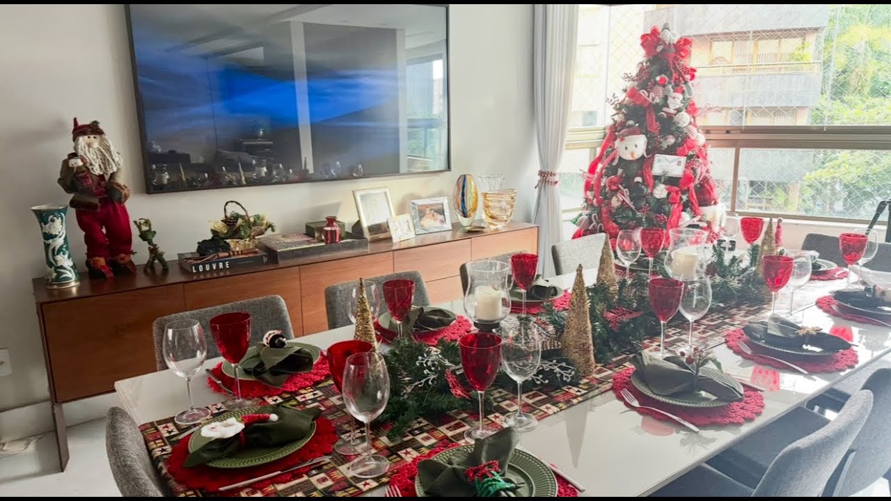 Mesa Posta de Natal, Decoração da casa e compras na Black Friday