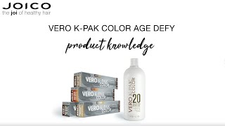 JOICO Vero K-Pak Age Defy Product Knowledge