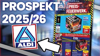 Offizieller Aldi Nord Feuerwerk Prospekt 2025/26! 🔥