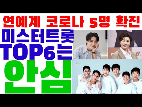 연예인 확진자들  박세리 손준호 권혁수 디크런치...미스터트롯 top6는 무탈