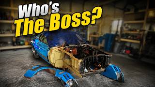 The Boss 302 Rebuild Begins!!!  In depth look at the car.